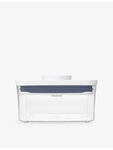 selfridges OXO POP Big Square Mini Stainless Steel Container- Buy online at McGrocer