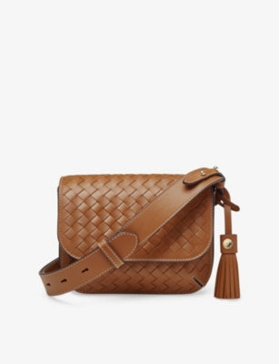 Aspinal of London Ella leather cross-body bag - British product