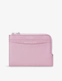 Aspinal of London Zipped Grained Leather Travel Wallet 12cm x 17.3cm