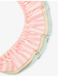 Mimi & Lula stripe-print ruffle-trim woven headband - British product