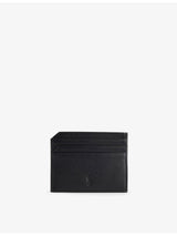 selfridges Polo Ralph Lauren Foiled-Branding Leather Card Holder- Buy online at McGrocer