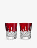 Waterford Lismore crystal shot glasses 375ml set of two (British brand)