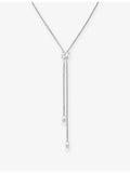 Chaumet 18ct white gold diamond pendant necklace 0.27ct - British product
