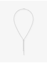 selfridges Chaumet Bee de Chaumet 18ct White Gold 0.27ct Brilliant-Cut Diamond Pendant Necklace (32-36cm)- Buy online at McGrocer