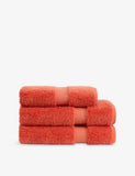 Yves Delorme Etoile Embroidered-Stripe Cotton Towel