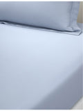 Yves Delorme Triomphe Celeste cotton fitted sheet, UK version