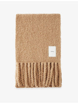 selfridges Joseph Bouclé Heavyweight Wool-Blend Knitted Scarf 205 x 40cm- Buy online at McGrocer