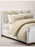 Ralph Lauren Home cotton flat sheet with Polo Pony embroidery, UK version