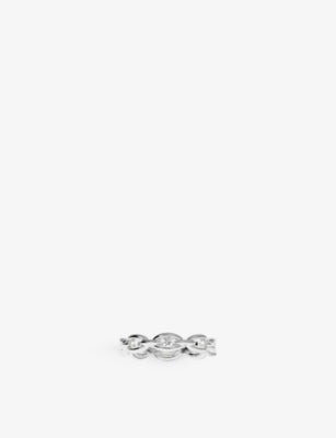 APM Monaco Hiver Sterling Silver and Cubic Zirconia Ring