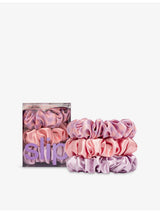 selfridges Slip Large Silk Scrunchies Pack of Three- Buy online at McGrocer