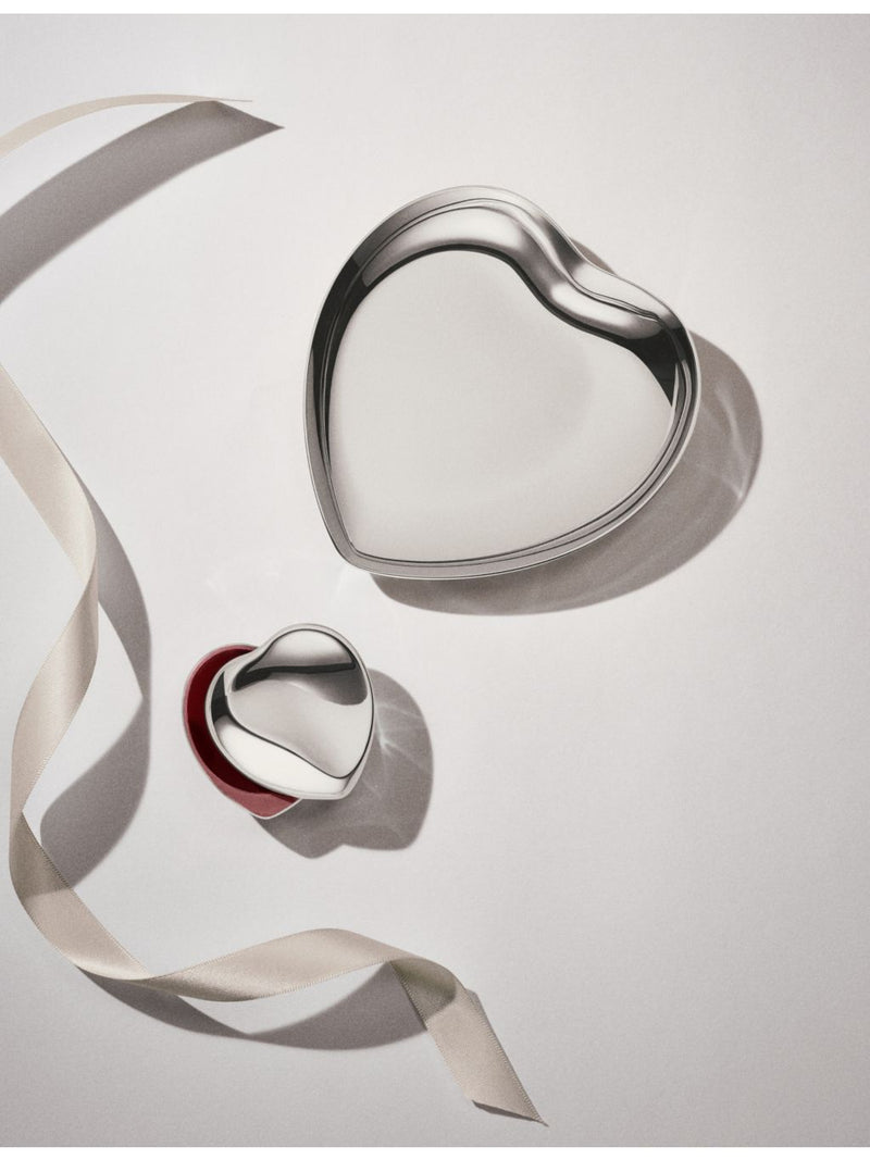 Georg Jensen heart-shaped pill box 5cm (British brand)