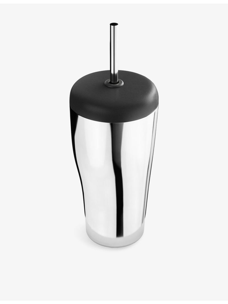 Georg Jensen Sky stainless steel travel cup with straw - British product