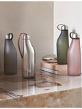 Georg Jensen Sky stainless steel drinking bottle 500ml, imported from the UK