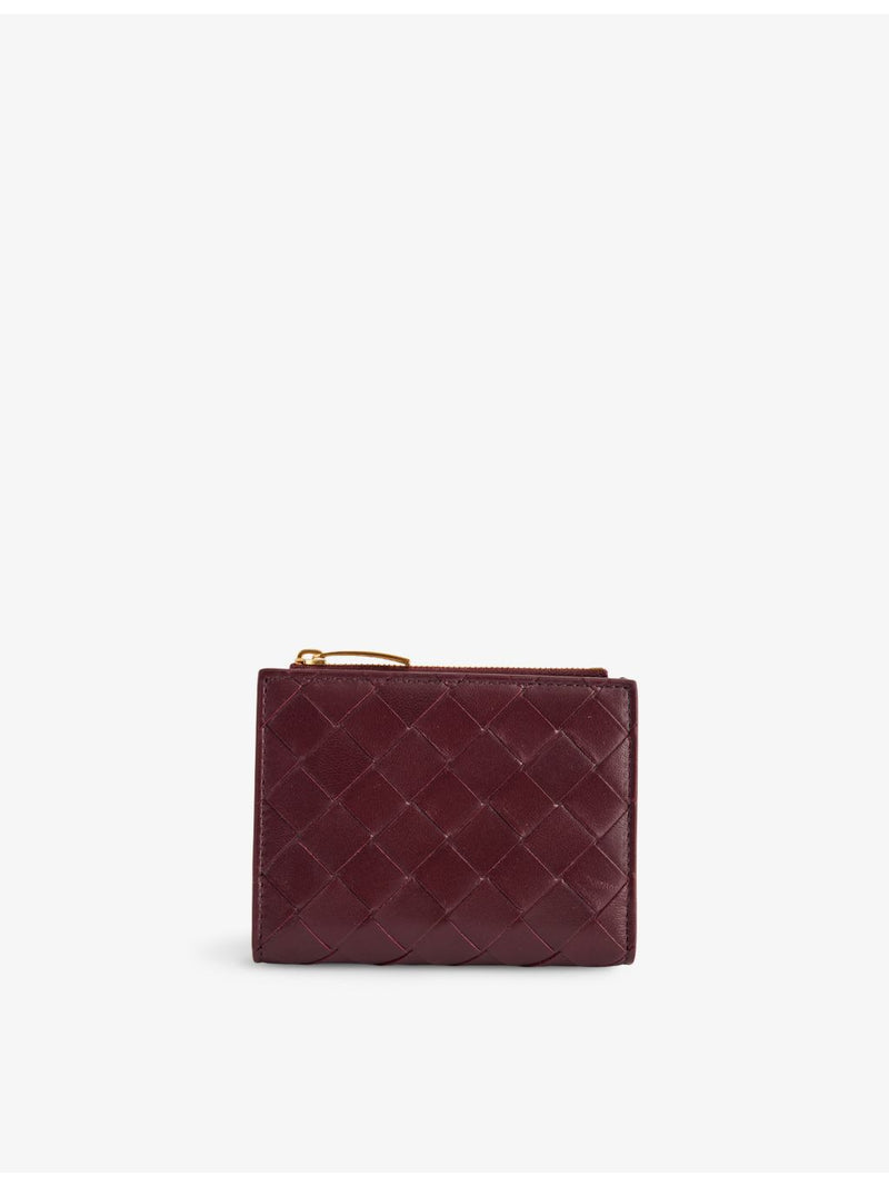 Bottega Veneta intrecciato bi-fold leather wallet, UK version