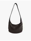 Bottega Veneta intrecciato-weave leather cross-body bag (British brand)