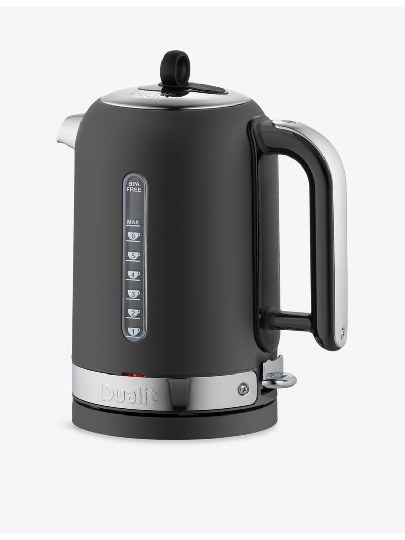 Dualit Classic matte stainless-steel kettle 1.7L (British brand)