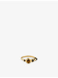 Monica Vinader Siren ring 18ct yellow gold vermeil - British product