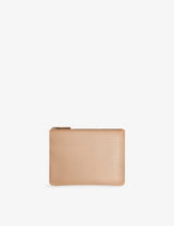 selfridges Gry Mattr by Joe Mimran Zipped Vegan-Leather Pouch 17.8cm x 25.4cm- Buy online at McGrocer