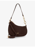 Dune small suede shoulder bag with chain strap, imported from the UK