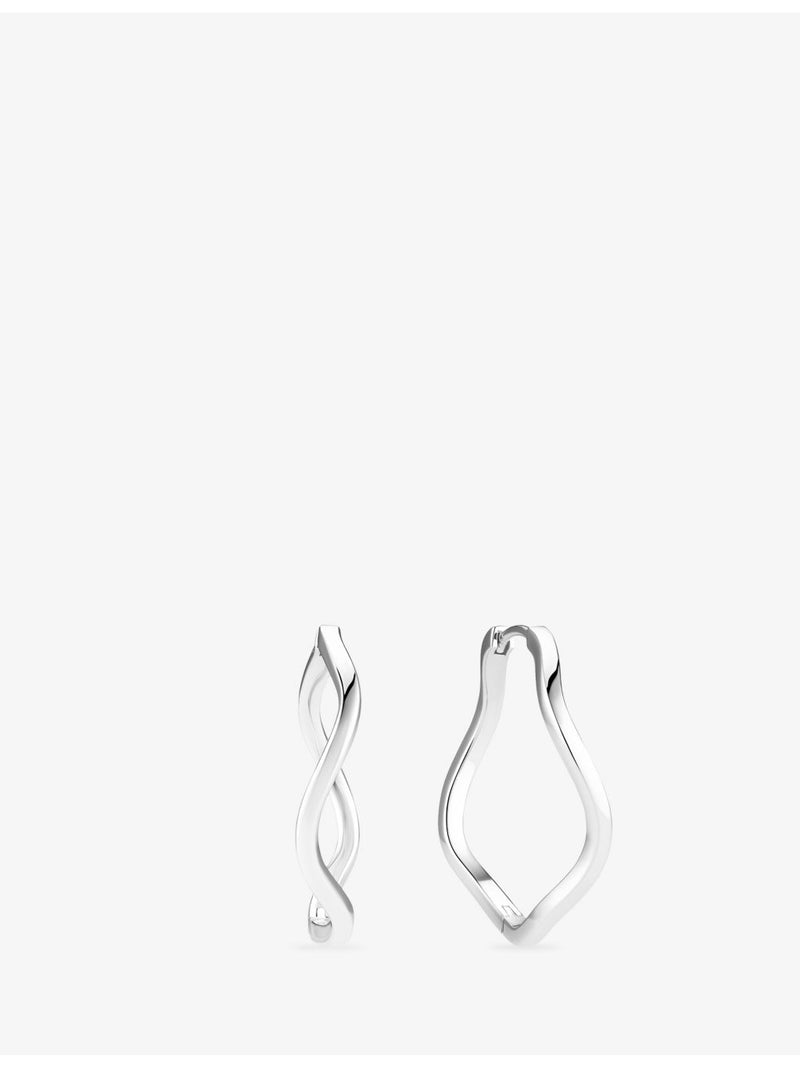 Sif Jakobs wave hoop earrings 30mm, imported from the UK