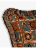 Soho Home Lumi square woven cushion 50cm, imported from the UK
