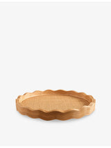 selfridges Soho Home Pangbourne Rattan Tray 55cm- Buy online at McGrocer