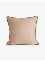 selfridges Soho Home Florence Square Silk Cushion 50cm- Buy online at McGrocer