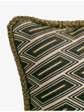 Soho Home Vende olive woven cushion 50cm (British brand)