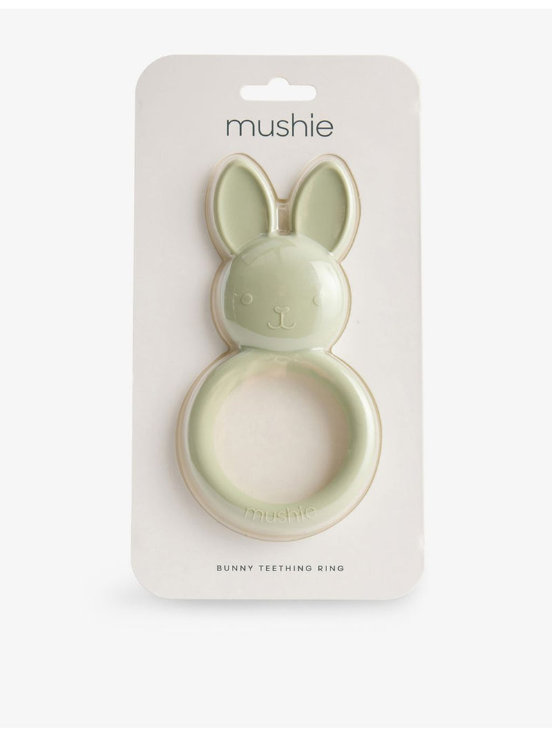 Mushie and Frigg bunny silicone teether, imported from the UK