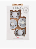 Mushie FRIGG baby pacifier set 4 pack 0-6 months (British brand)