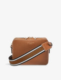 Aspinal of London Camera Grained Leather Crossbody Bag