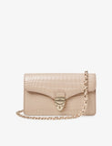 Aspinal of London Mayfair 2 leather clutch bag (British brand)