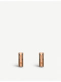 Bvlgari B.zero1 hoop earrings 18ct rose gold ceramic, UK version