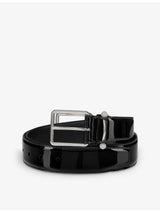 selfridges Christian Louboutin Chambeliss Patent-Leather Belt- Buy online at McGrocer