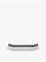 selfridges Alessi Arran Rectangular Stainless Steel Tray 48cm- Buy online at McGrocer