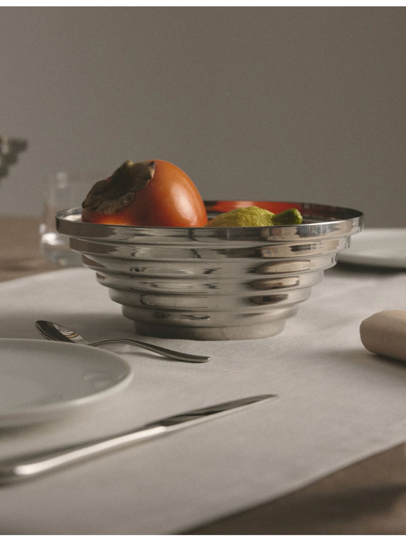 Alessi Maya small stainless steel basket 20cm - British product