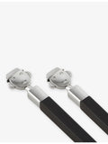 Alessi wood and stainless steel chopsticks and stand set 24cm, UK version