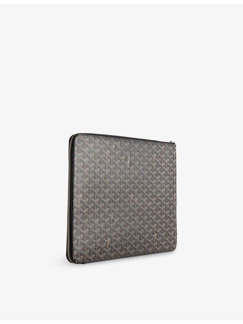 Goyard pre-loved document case coated canvas, UK version
