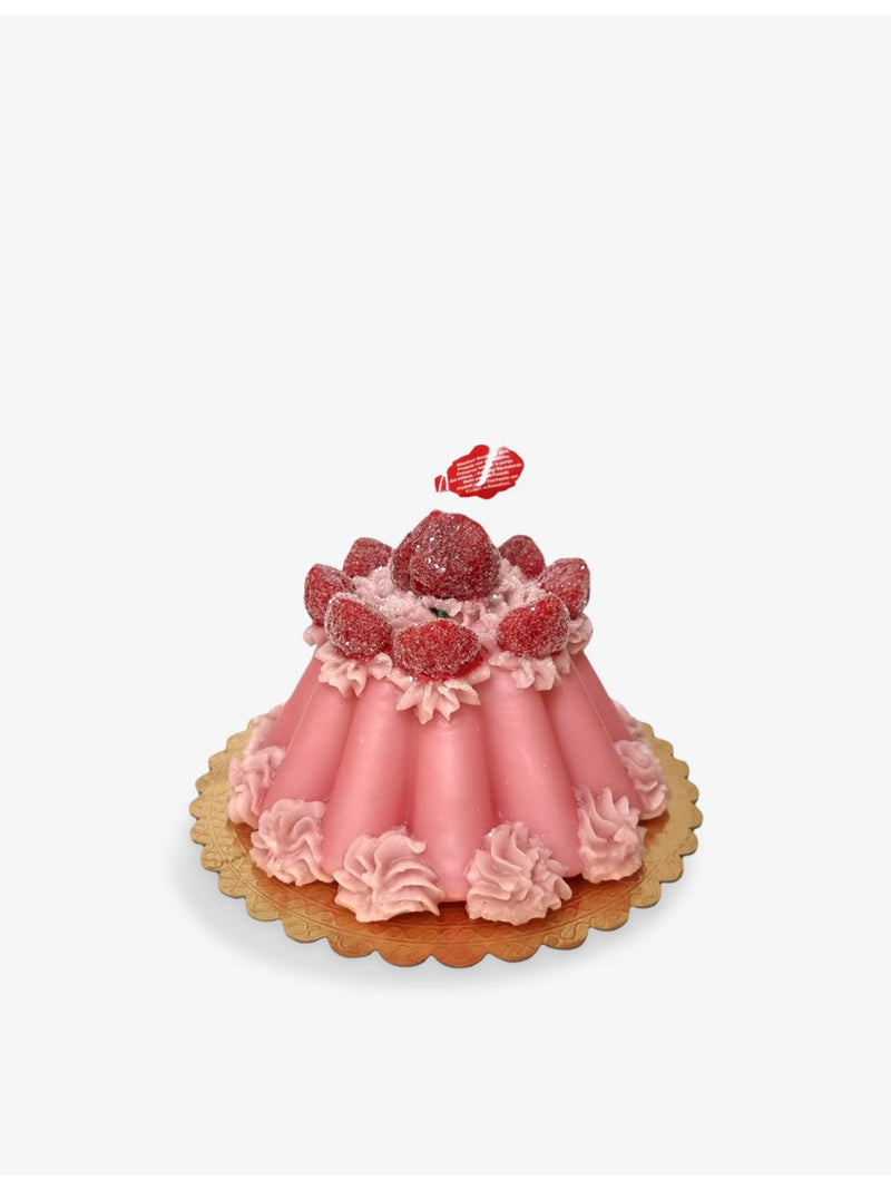 Cereria Introna pink pudding candle 1.28kg, UK version