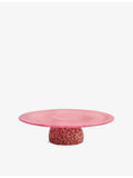Laetitia Rouget glass cakestand and bowl marble finish 31cm - British product