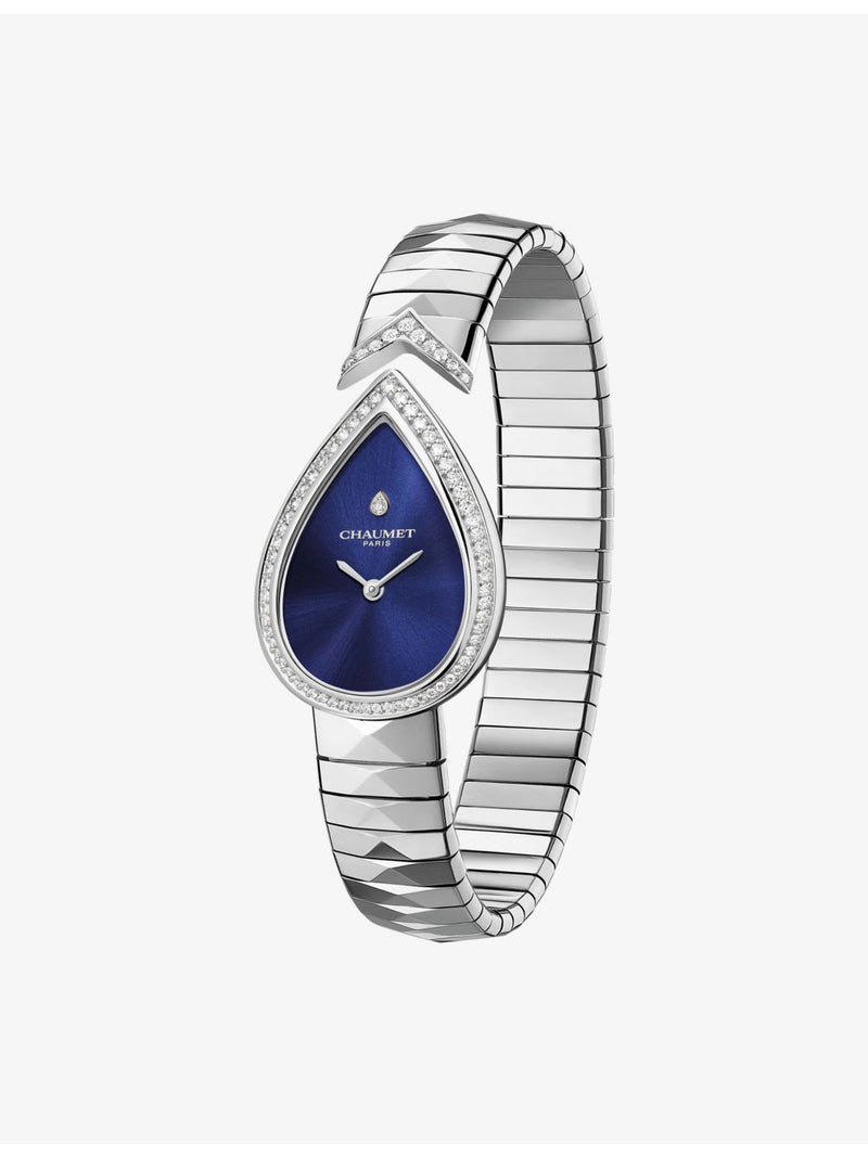 Chaumet Joséphine Aigrette steel diamond watch, UK version