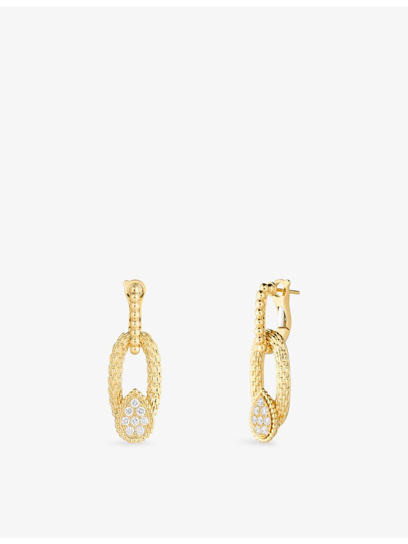 Boucheron Serpent Bohème drop earrings 0.64ct - British product