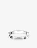 Boucheron Godron Small Platinum Wedding Band