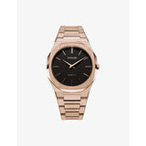 selfridges D1 Milano Ultra Thin Rose-Gold PVD Plated Stainless-Steel Quartz Watch- Buy online at McGrocer