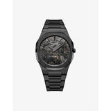 selfridges D1 Milano Black DLC Ultra Thin Stainless Steel Bracelet Watch 40mm- Buy online at McGrocer