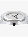 D1 Milano Pure White ceramic watch 37mm, UK version