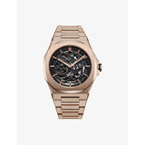 selfridges D1 Milano Skeleton Bracelet Rose-Gold Stainless Steel Mechanical Watch 41.5mm- Buy online at McGrocer