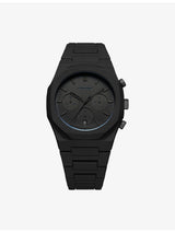 selfridges D1 Milano Polychrono Shadow Polycarbonate Quartz Watch 40.5mm- Buy online at McGrocer