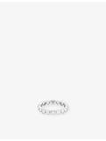 Astrid & Miyu heart eternity ring silver cubic zirconia - British product