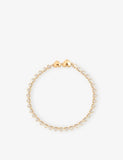 Astrid & Miyu Heart Bezel Tennis Bracelet, 18ct Yellow Gold-Plated Brass and Cubic Zirconia